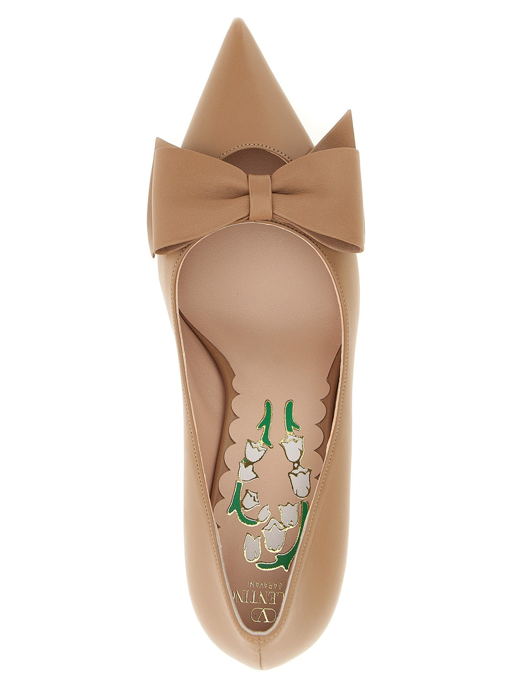 Valentino Garavani Multicolor Calfskin Mid Heel Pumps Valentino Garavani