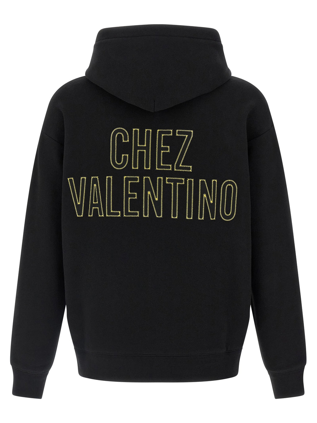 Valentino Garavani Black Cotton Sweatshirt Valentino Garavani