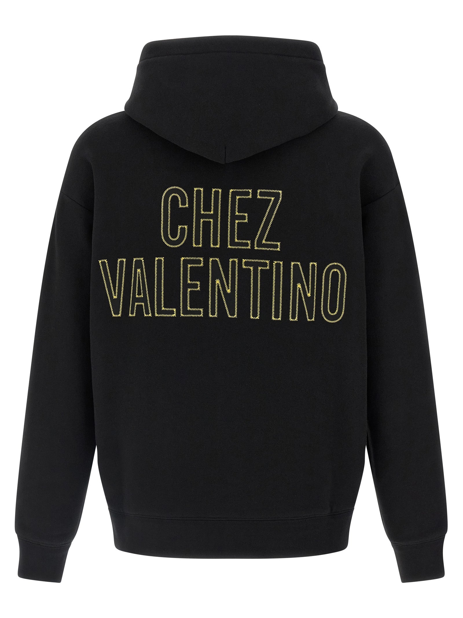 Valentino Garavani Black Cotton Sweatshirt Valentino Garavani