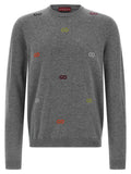 Gucci Gray Cashmere Cardigan Gucci
