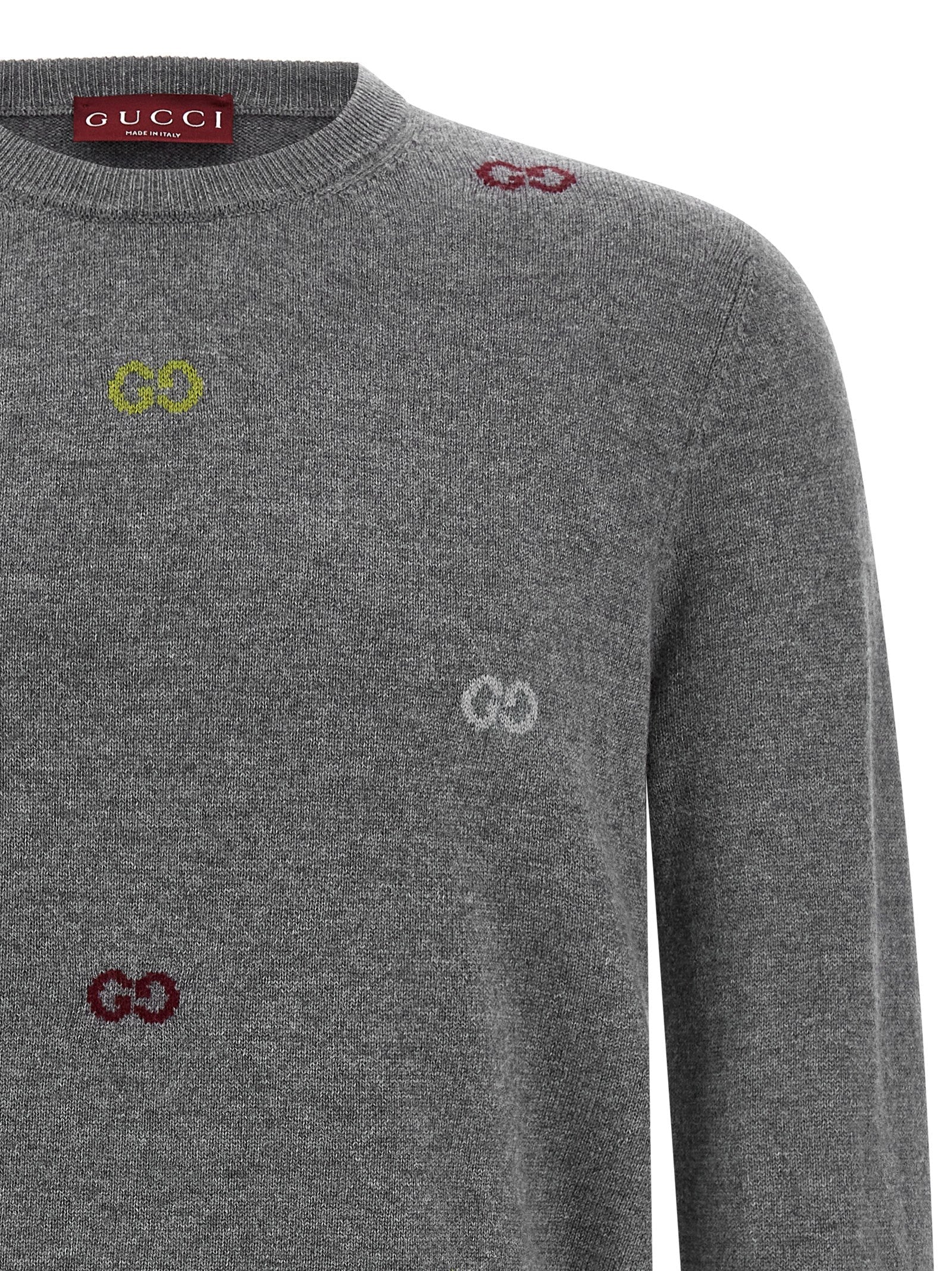 Gucci Gray Cashmere Cardigan Gucci