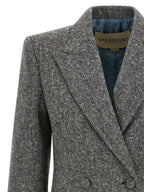 Valentino Garavani Gray Virgin Wool Blazer Valentino Garavani