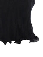 Fendi Black Polyester Sleeveles T-Shirt Fendi