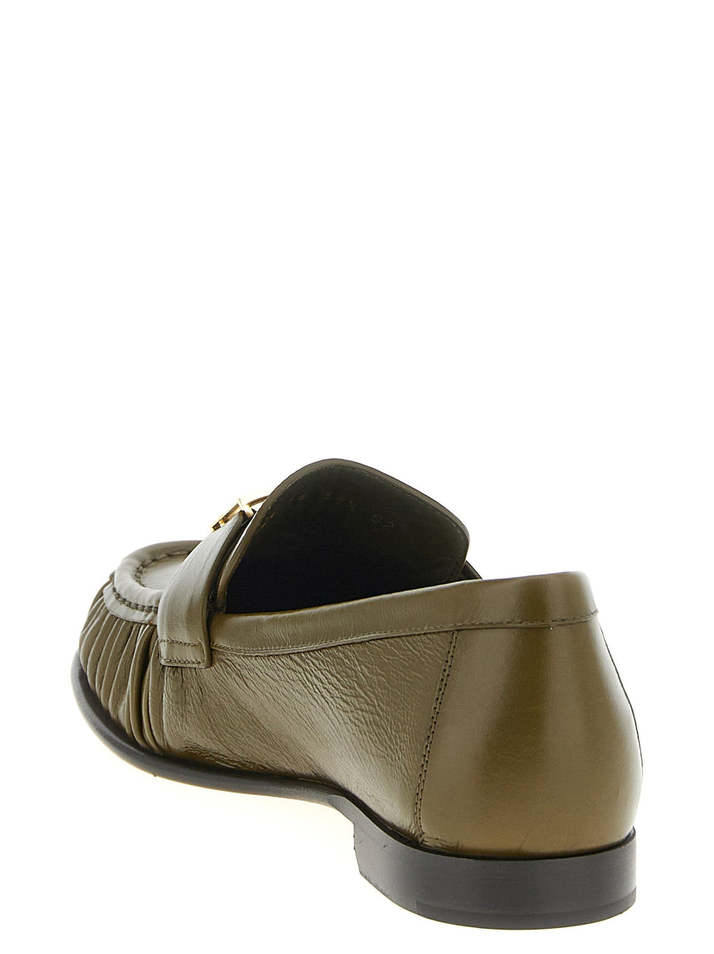 Fendi Bicolor Lamb Leather Slip-On Loafers Fendi