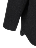 Fendi Gray Virgin Wool Coat Fendi