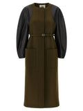Fendi Bicolor Viscose Coat Fendi