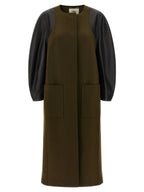 Fendi Bicolor Viscose Coat Fendi
