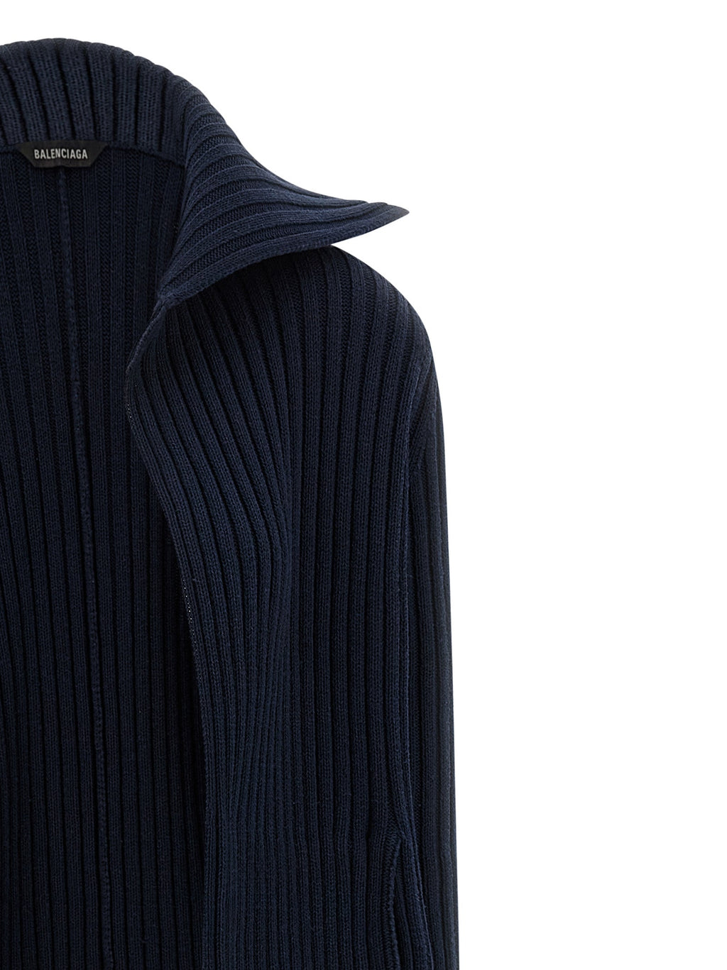 Balenciaga Blue Polyester Cardigan Balenciaga
