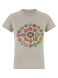 Balenciaga Gray Cotton T-Shirt Balenciaga