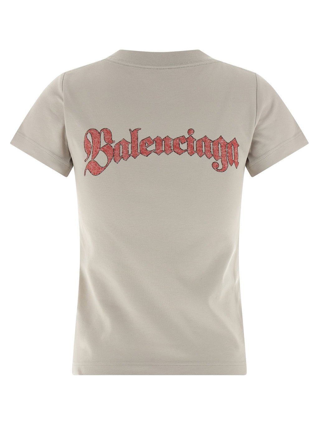 Balenciaga Gray Cotton T-Shirt Balenciaga