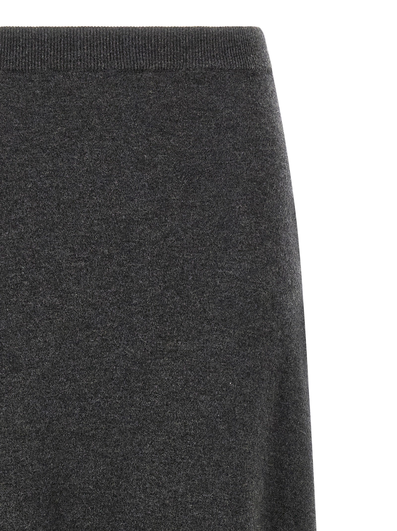 Balenciaga Gray Wool Mini Skirt Balenciaga