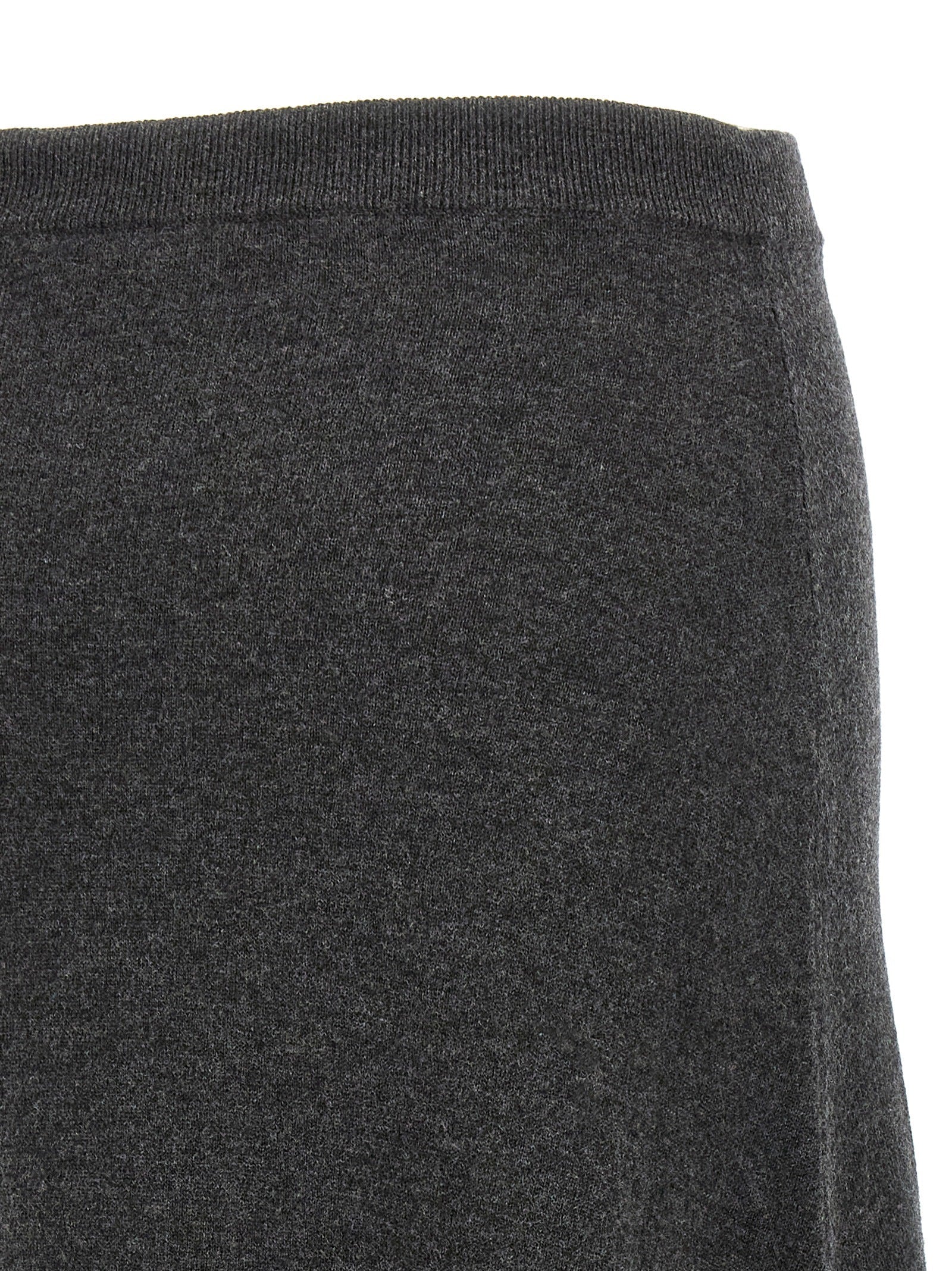 Balenciaga Gray Wool Mini Skirt Balenciaga