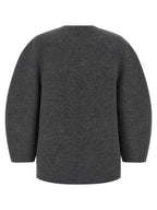 Fendi Gray Virgin Wool Coat Fendi