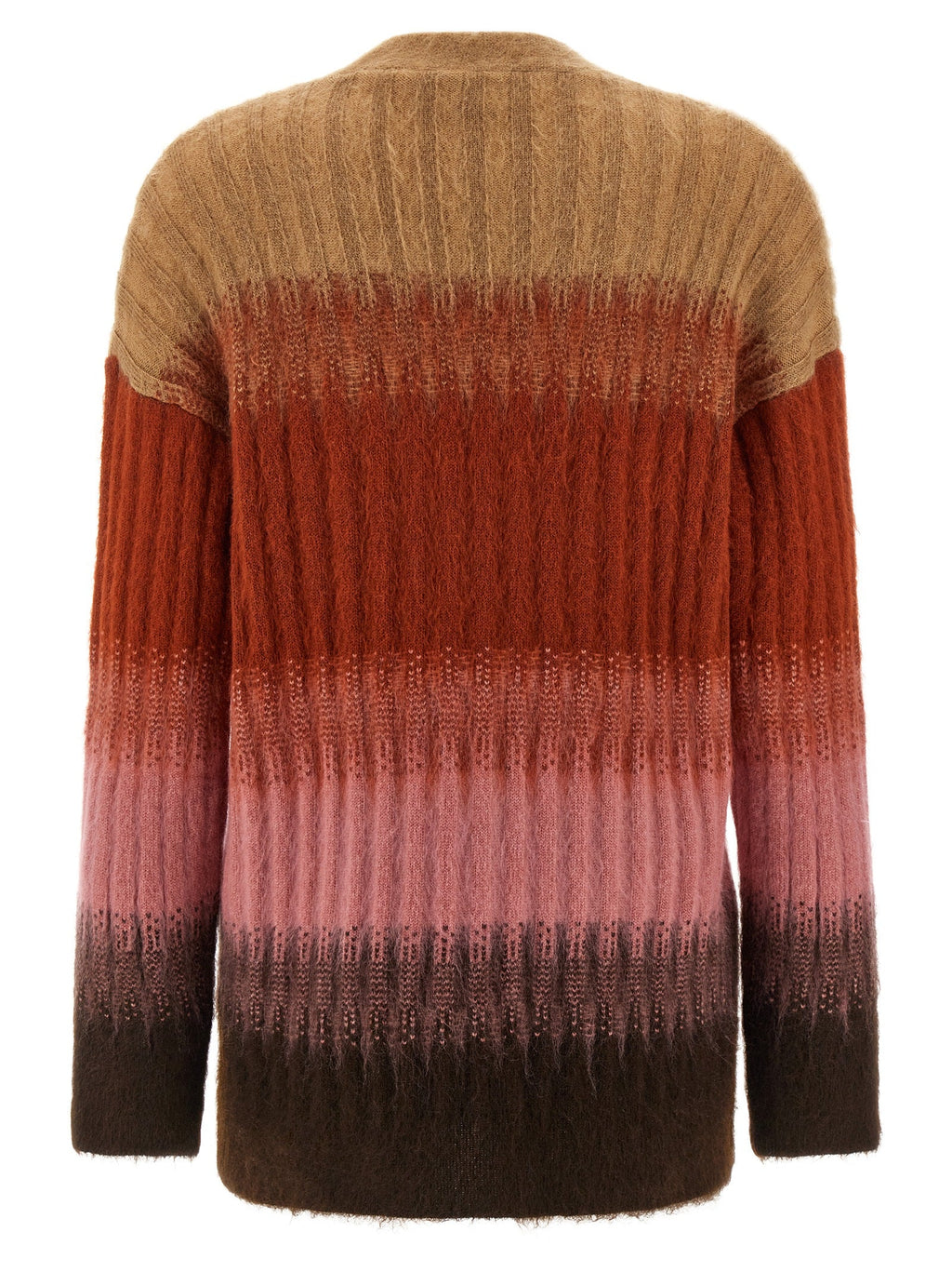 Fendi Multicolor Wool Cardigan Fendi