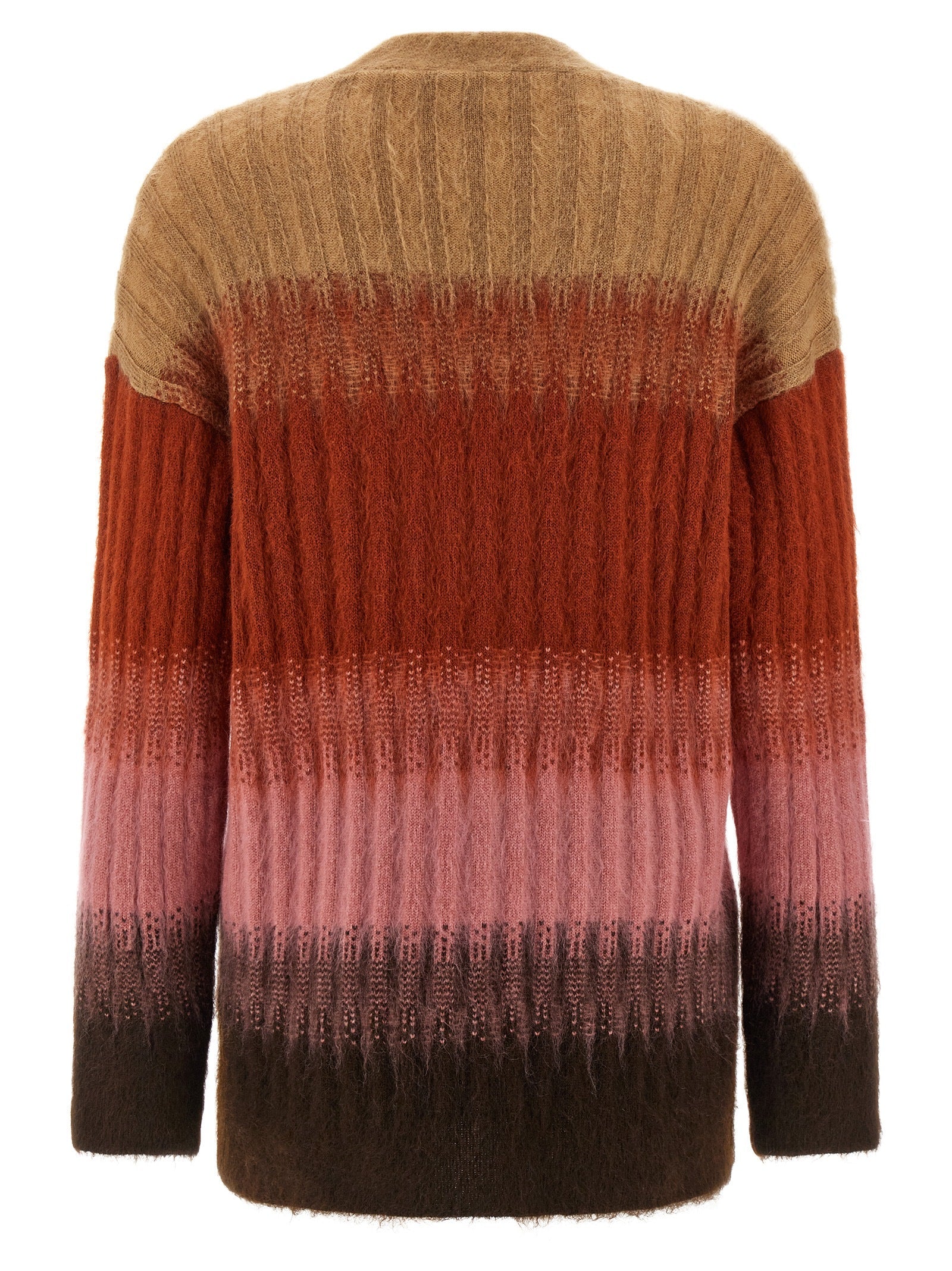 Fendi Multicolor Wool Cardigan Fendi