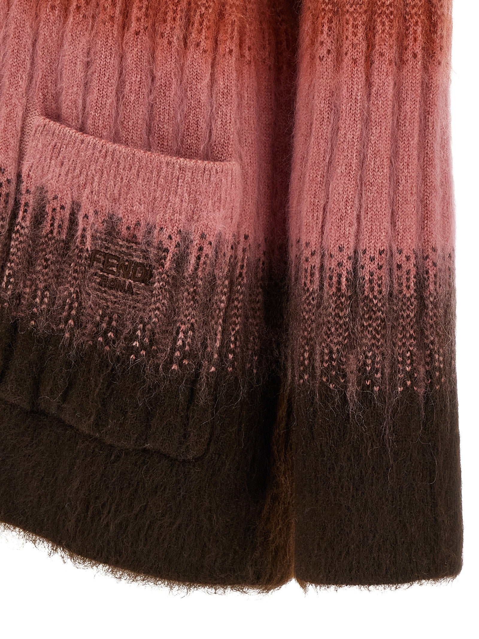 Fendi Multicolor Wool Cardigan Fendi