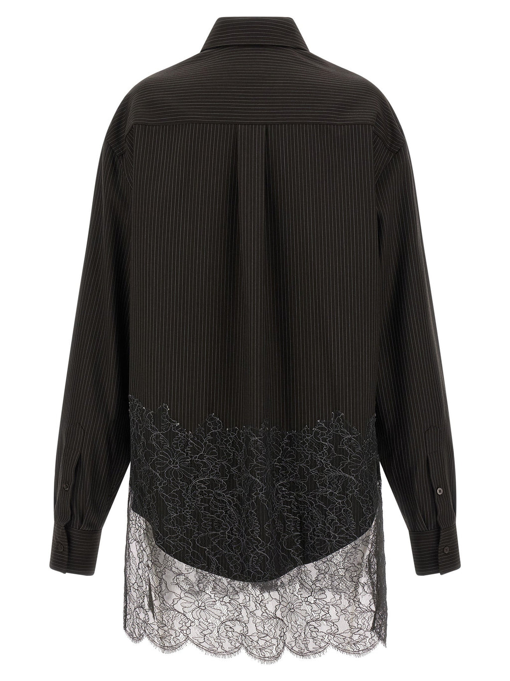 Fendi Brown Virgin Wool Blouse Fendi