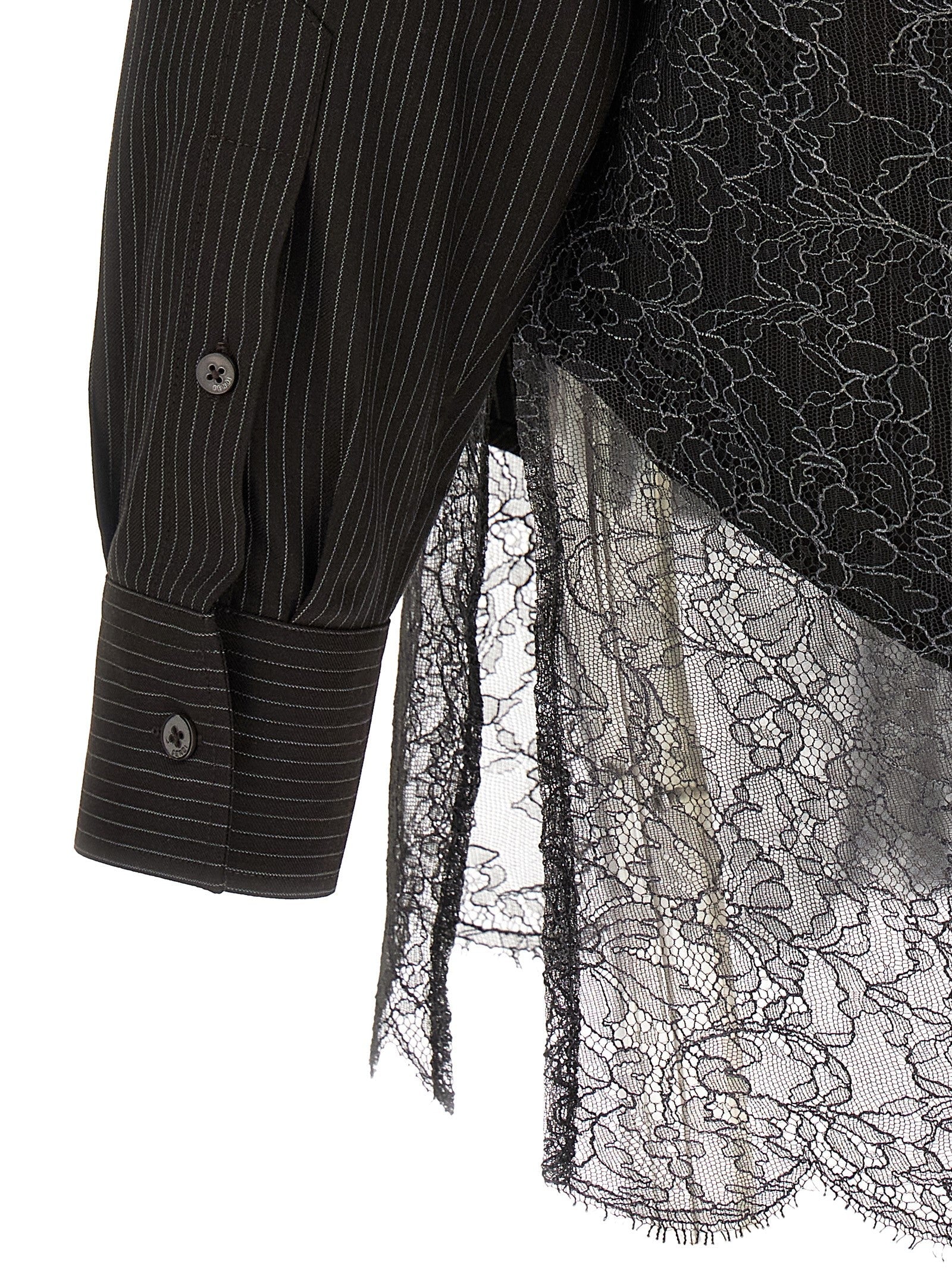 Fendi Brown Virgin Wool Blouse Fendi