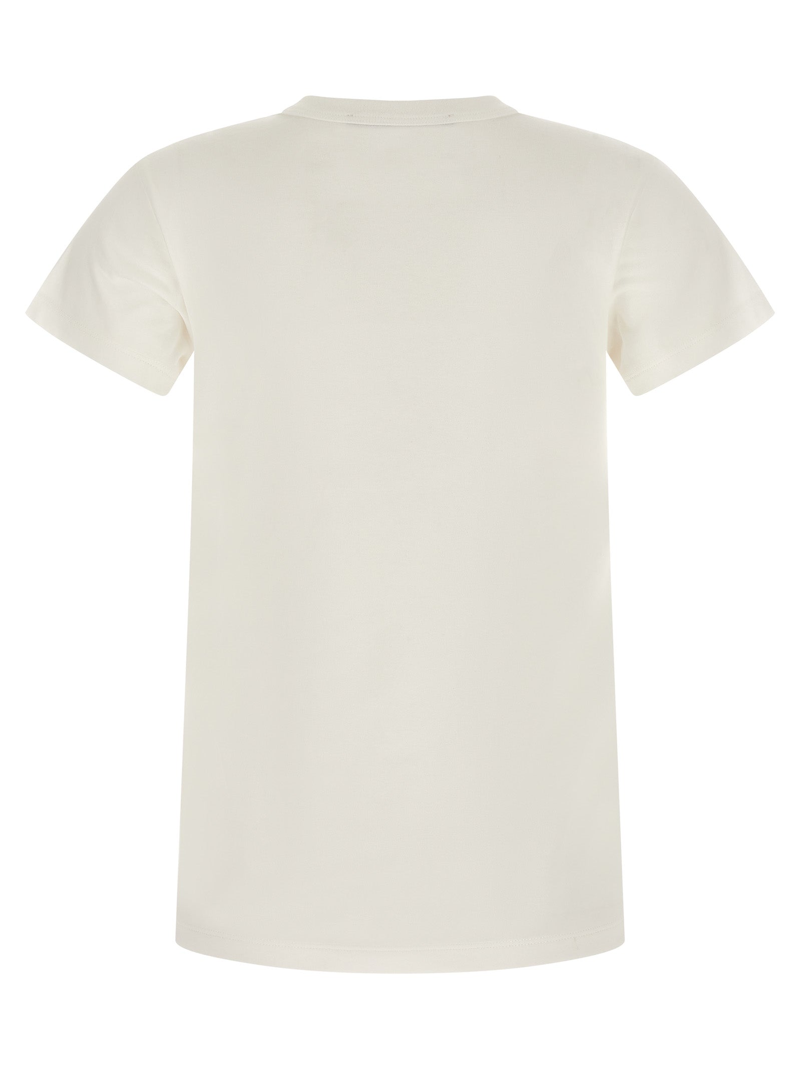 Valentino Garavani White Cotton T-Shirt Valentino Garavani