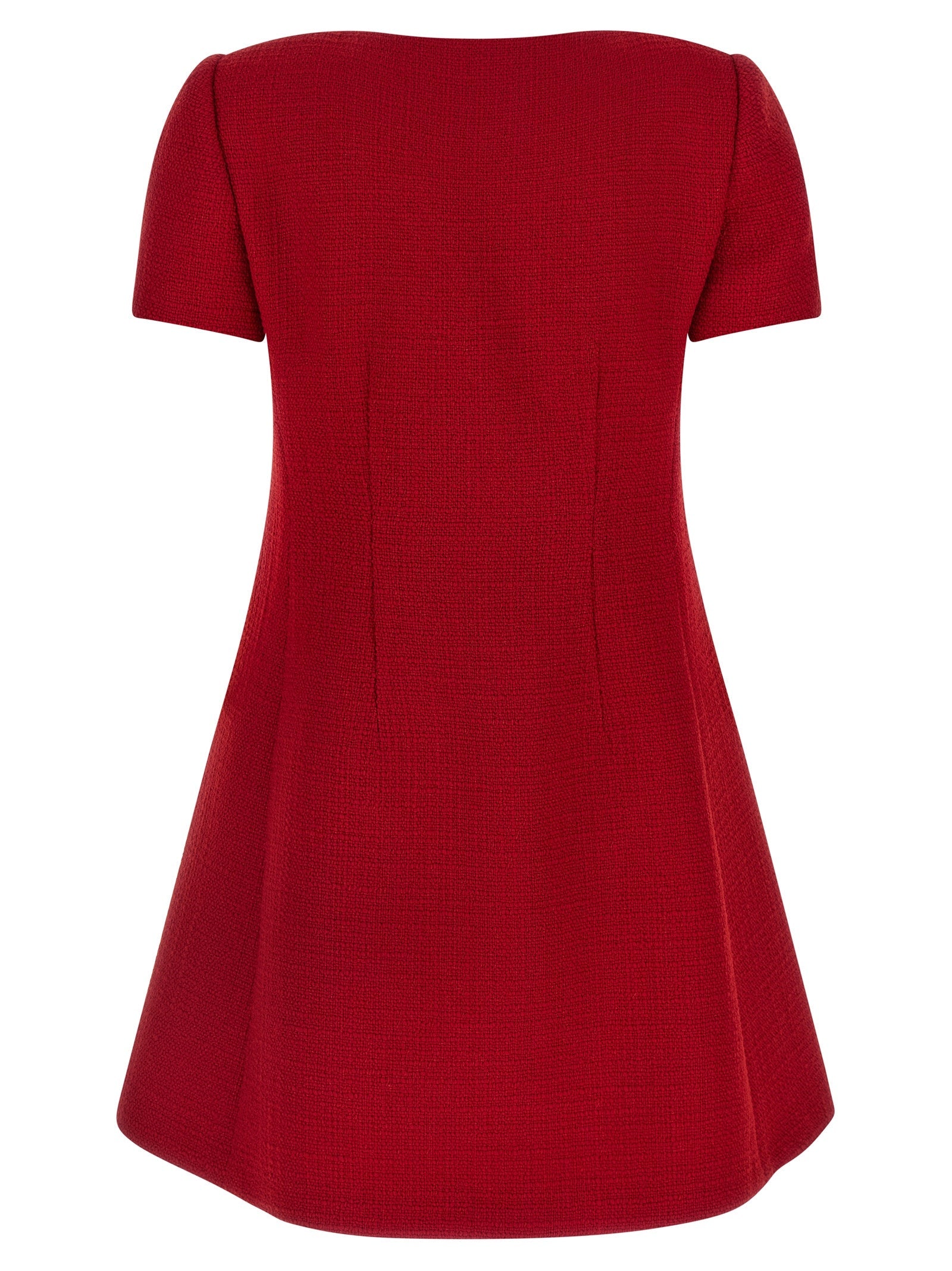 Valentino Garavani Multicolor Virgin Wool Short Dress Valentino Garavani