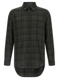 Saint Laurent Bicolor Cotton Blouse Saint Laurent