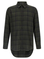 Saint Laurent Bicolor Cotton Blouse Saint Laurent