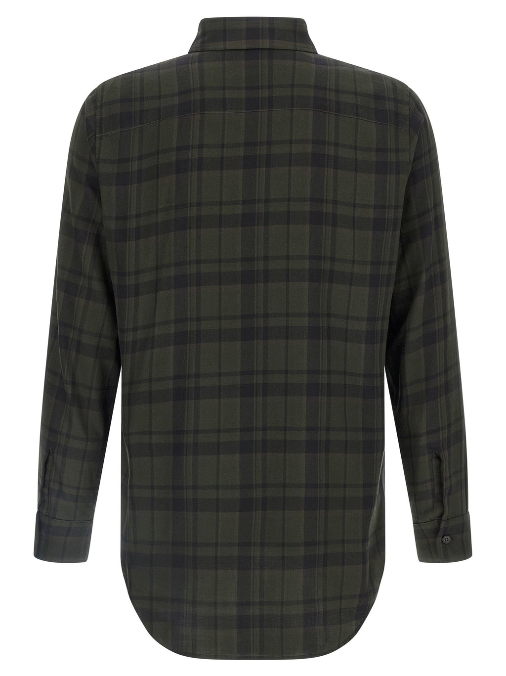 Saint Laurent Bicolor Cotton Blouse Saint Laurent