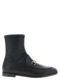 Gucci Black Lamb Leather Ankle Boots Gucci