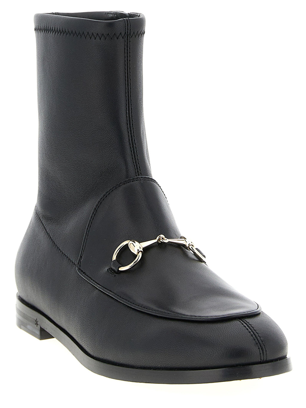 Gucci Black Lamb Leather Ankle Boots Gucci