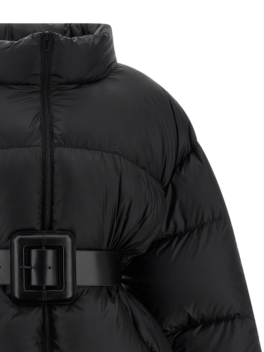Balenciaga Black Polyamide Full-Length Jacket Balenciaga