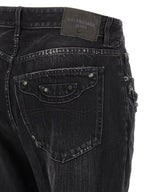 Balenciaga Black Cotton Straight-Leg Jeans Balenciaga