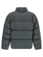 Balenciaga Gray Polyamide Full-Length Jacket Balenciaga