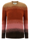 Fendi Multicolor Wool Cardigan Fendi