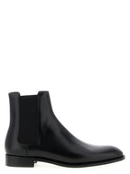 Saint Laurent Black Calfskin Chelsea Boots Saint Laurent