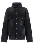 Balenciaga Black Cotton Denim Jacket Balenciaga