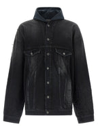 Balenciaga Black Cotton Denim Jacket Balenciaga