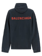 Balenciaga Black Cotton Denim Jacket Balenciaga