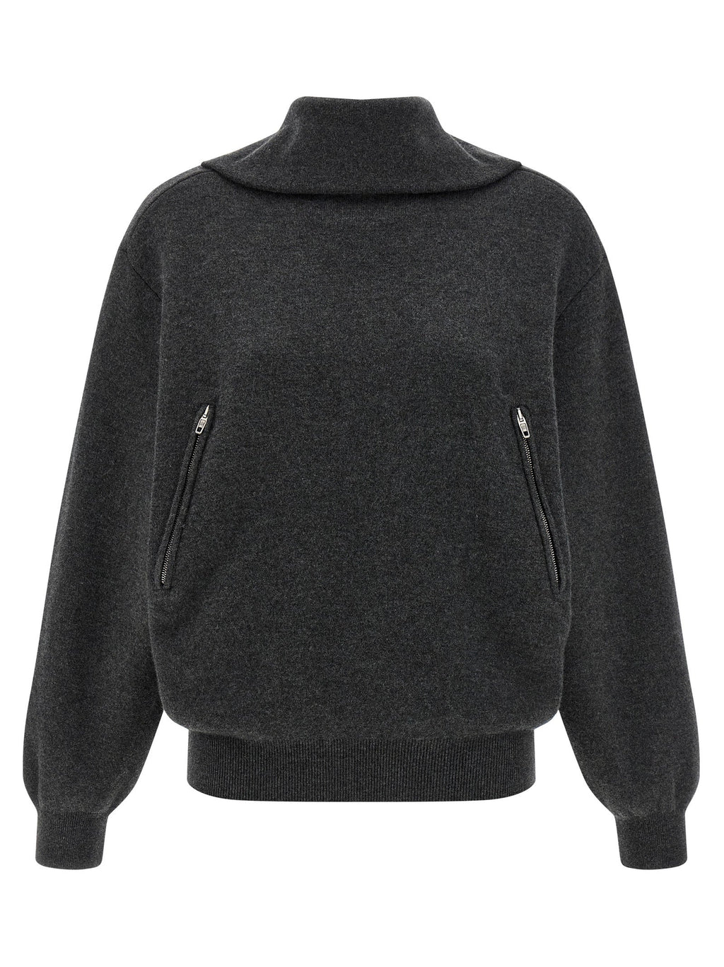 Balenciaga Gray Wool Cardigan Balenciaga