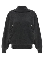 Balenciaga Gray Wool Cardigan Balenciaga