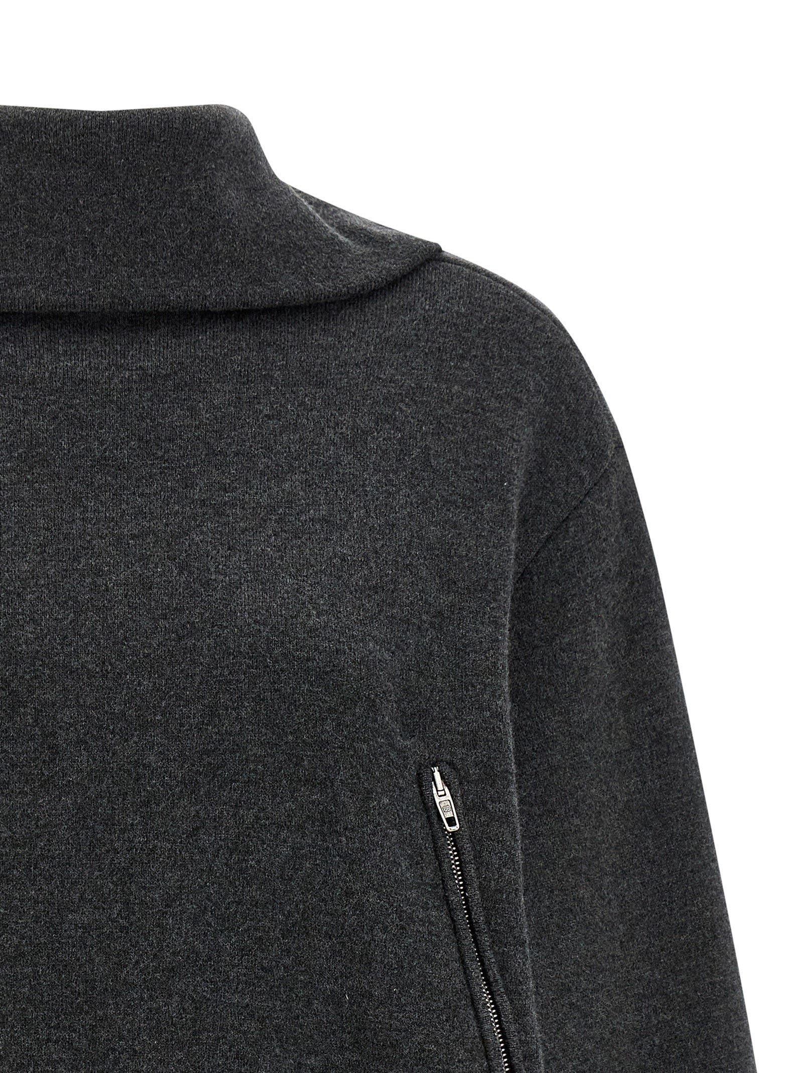 Balenciaga Gray Wool Cardigan Balenciaga
