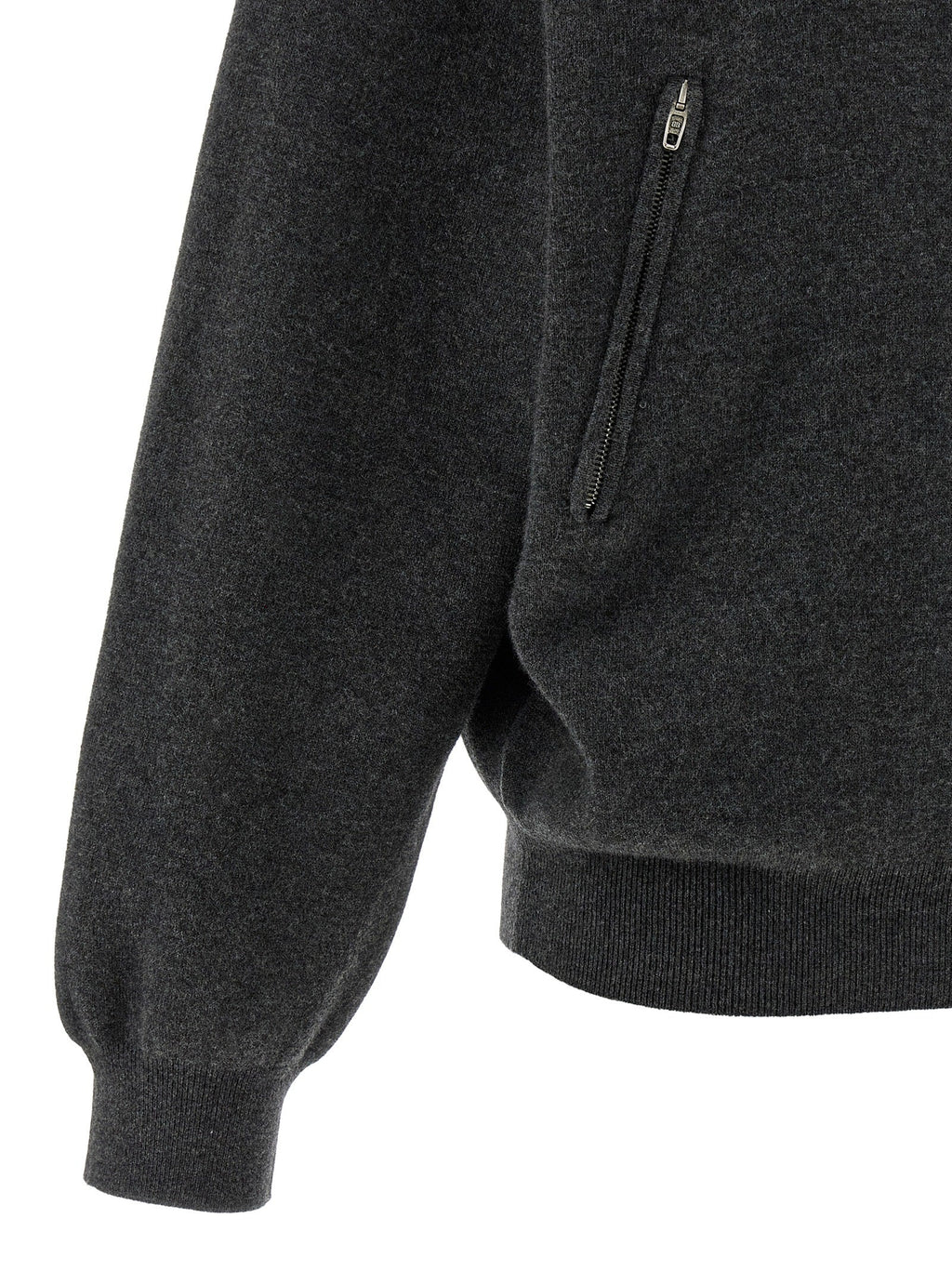 Balenciaga Gray Wool Cardigan Balenciaga