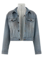 Balenciaga Blue Cotton Denim Jacket Balenciaga
