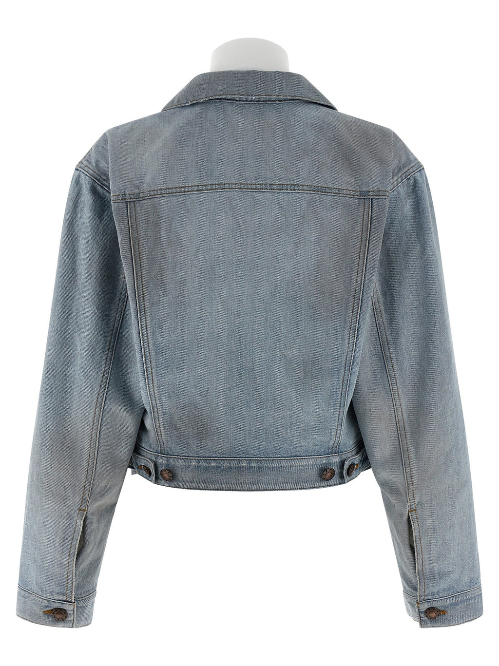 Balenciaga Blue Cotton Denim Jacket Balenciaga
