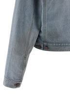 Balenciaga Blue Cotton Denim Jacket Balenciaga