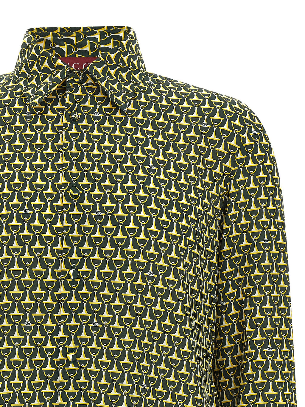 Gucci Bicolor Silk Blouse Gucci