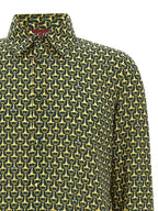 Gucci Bicolor Silk Blouse Gucci