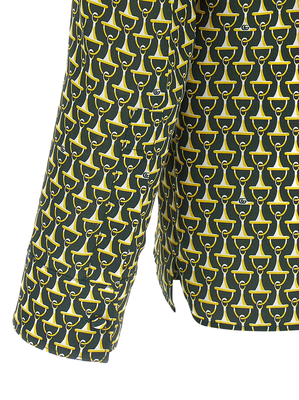 Gucci Bicolor Silk Blouse Gucci