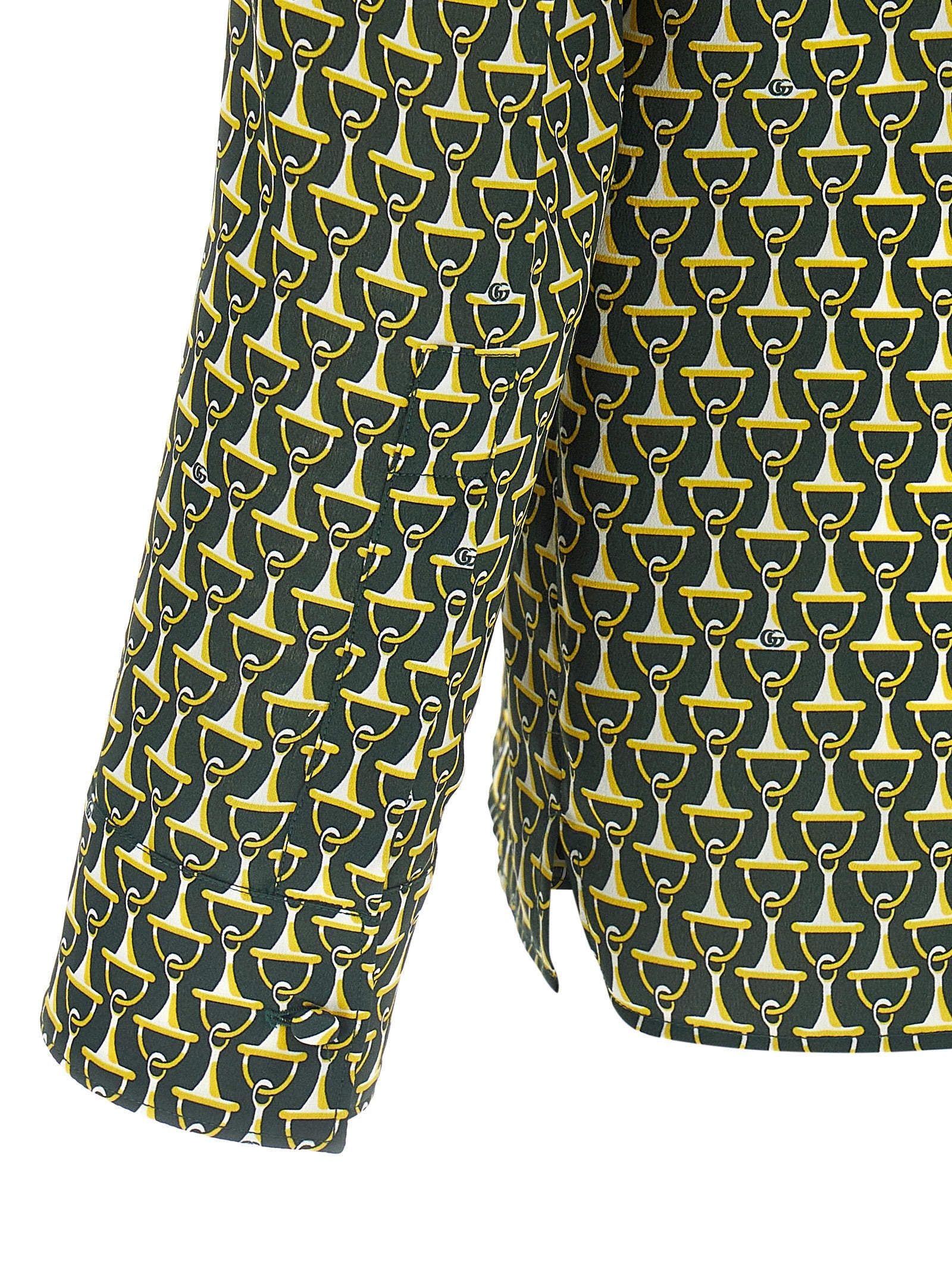 Gucci Bicolor Silk Blouse Gucci