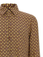 Gucci Multicolor Silk Blouse Gucci