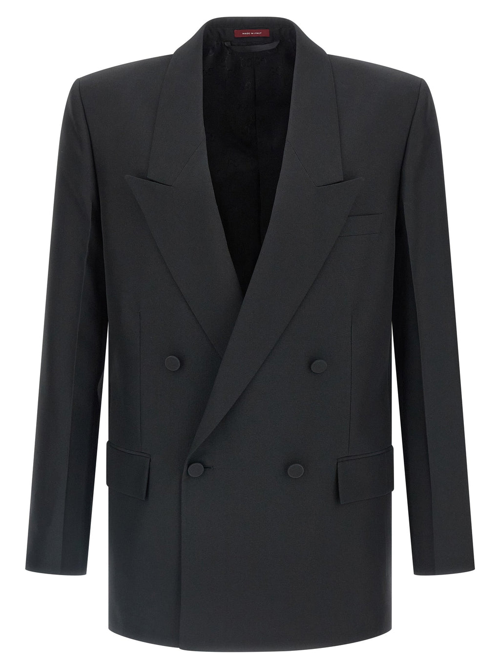 Gucci Black Polyester Blazer Gucci